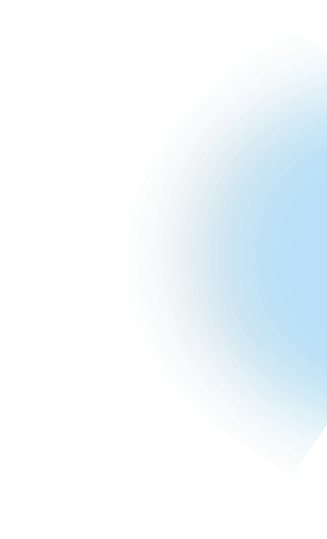 Shadow effect graphic for AI coaching section